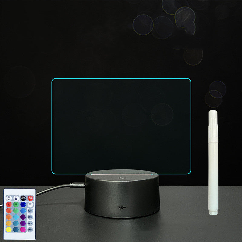 3D Akryl LED-ljustavla med handskrift